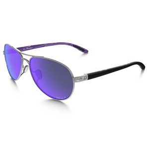Oakley Tie Breaker Polarized Silver/Purple